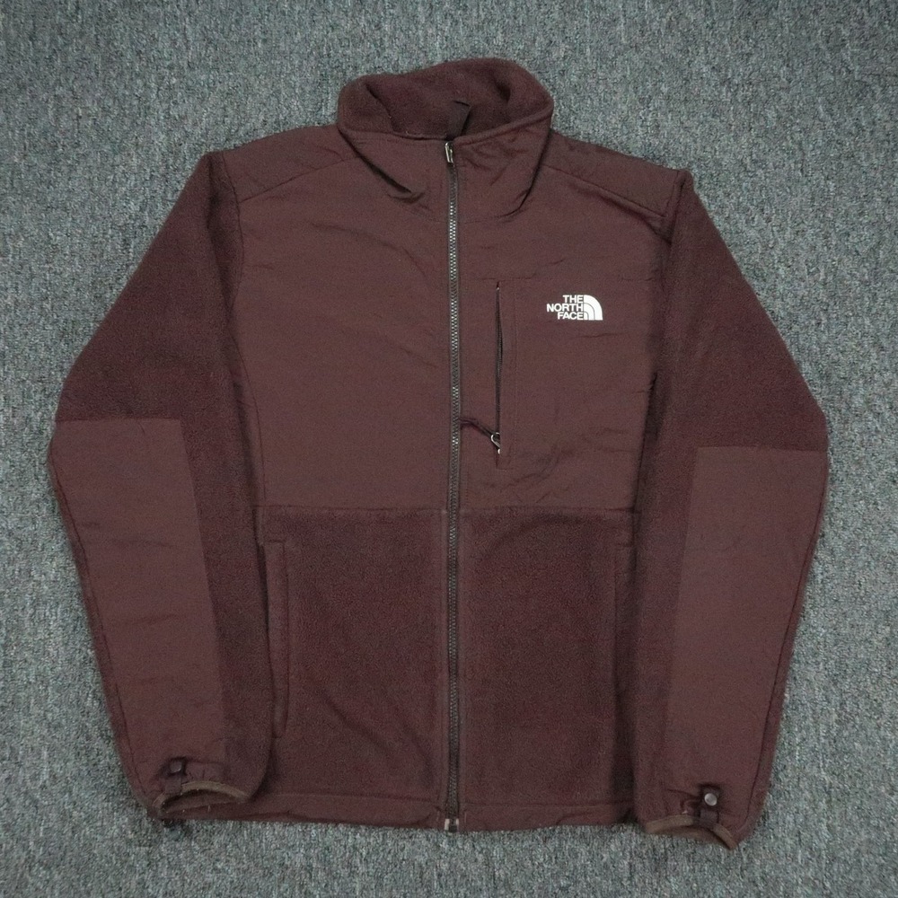 The North Face Jacket Womens Large Red Denali Fleece Polartec Full Zip Outdoor